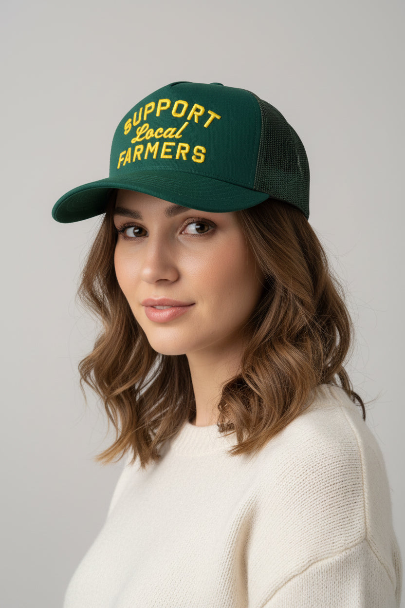 “Support Local Farmers” Trucker Cap