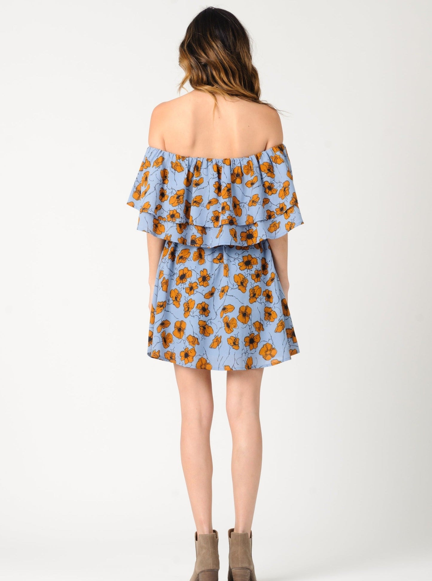 Women’s Floral Off Shoulder Dress