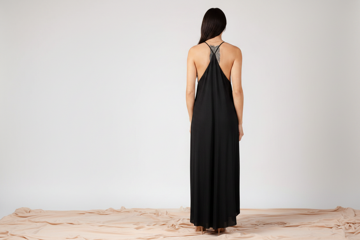 Women’s Pleated Maxi Dress