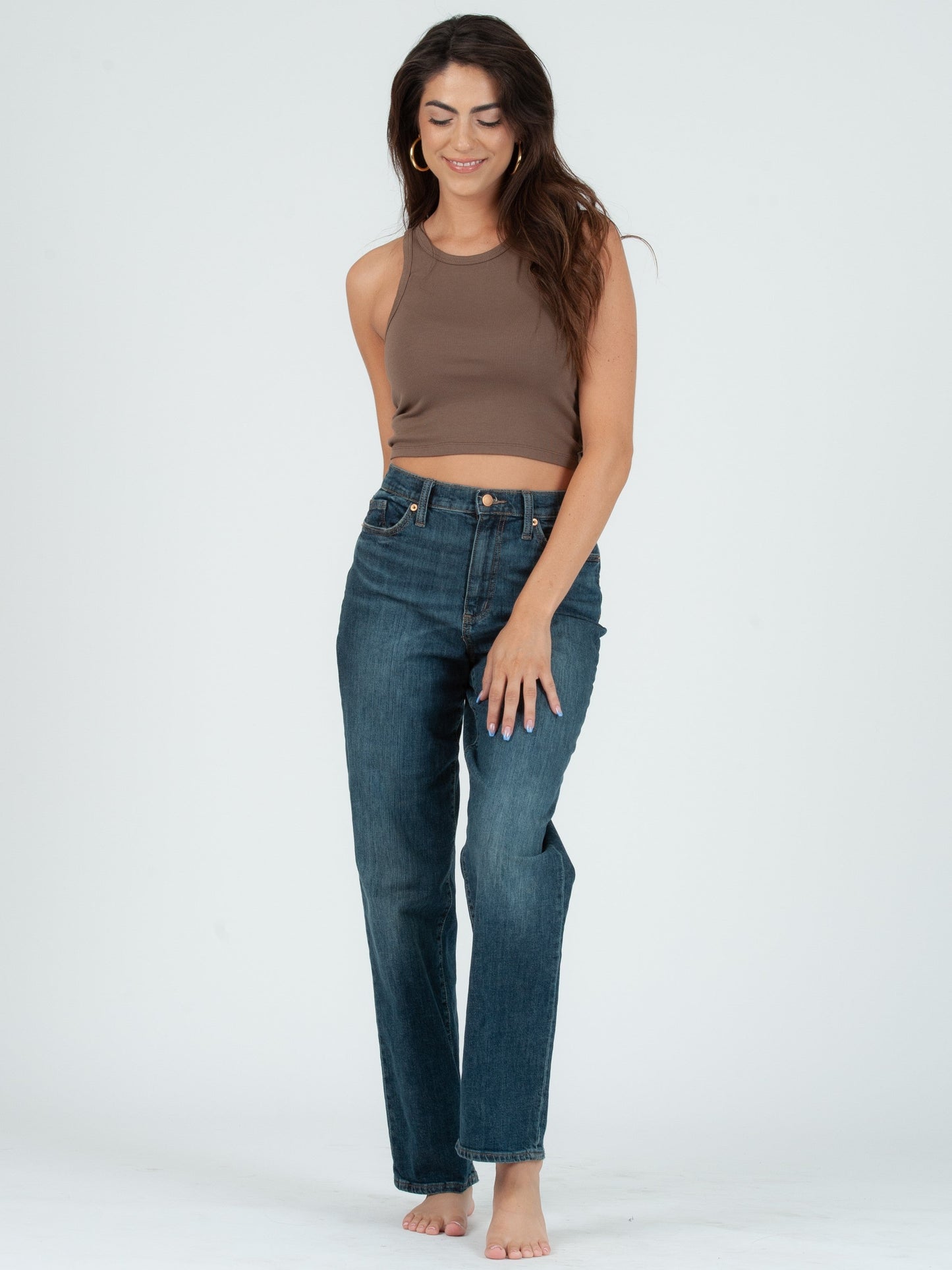 Women's Knit Tank Top ESPRESSO