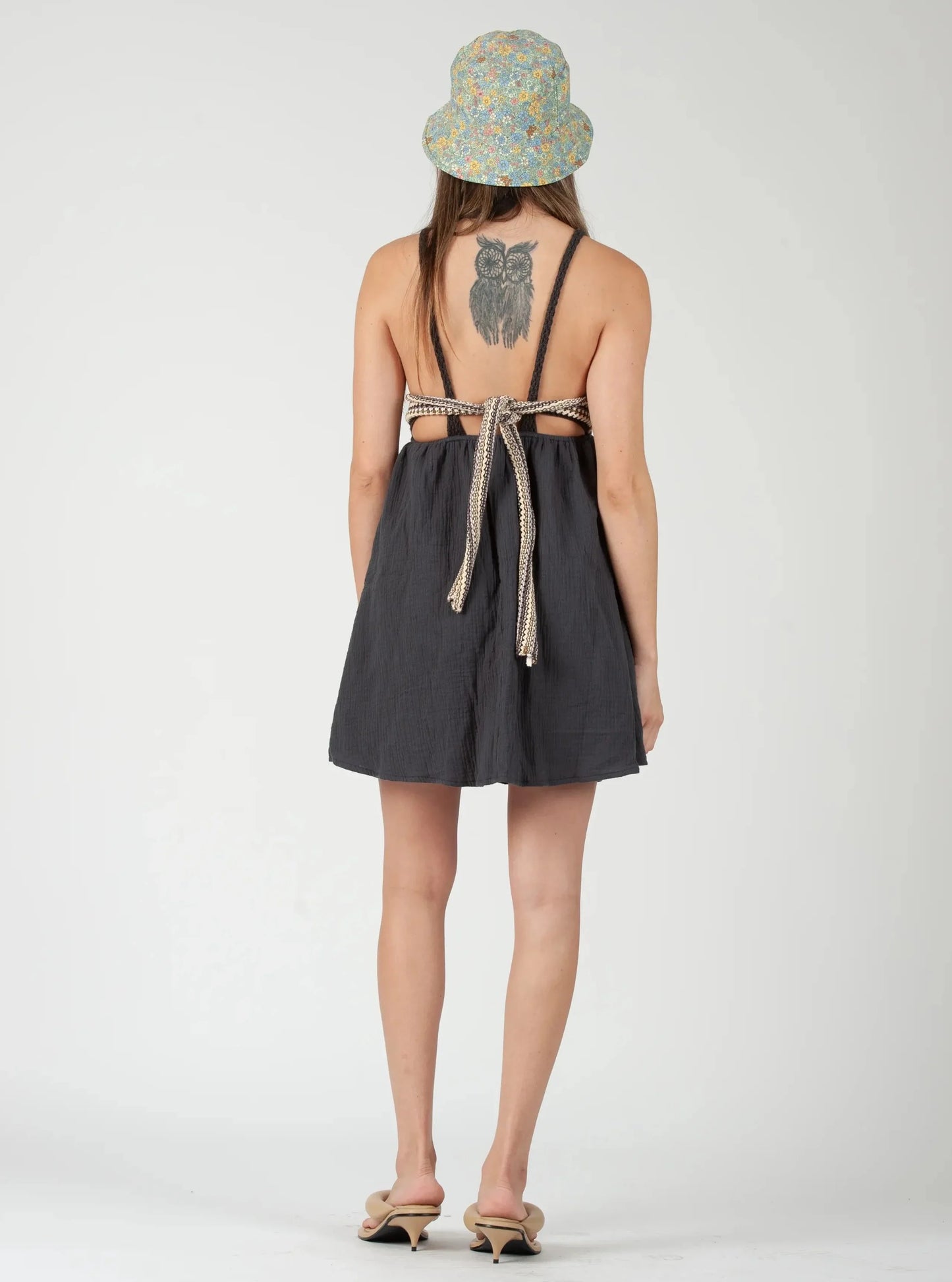 CROCHET MIXED DRESS