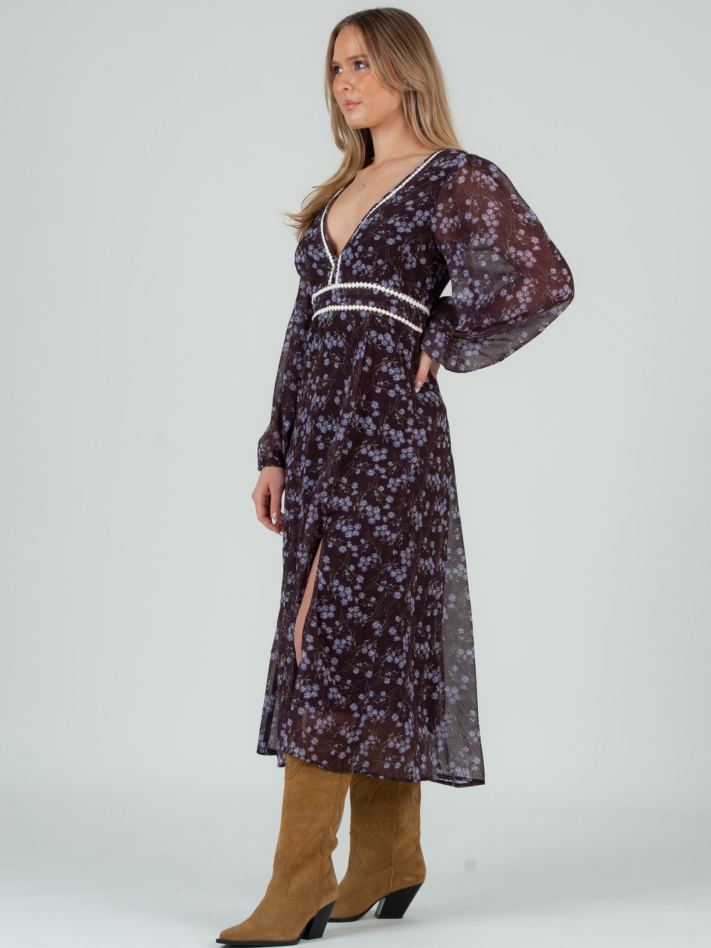 Women’s Floral Midi Dress