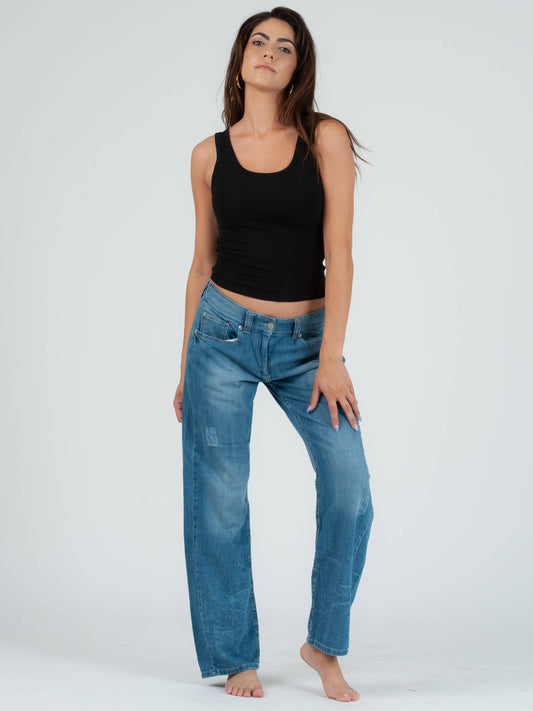 KATE CLASSIC TANK TOP-BLACK