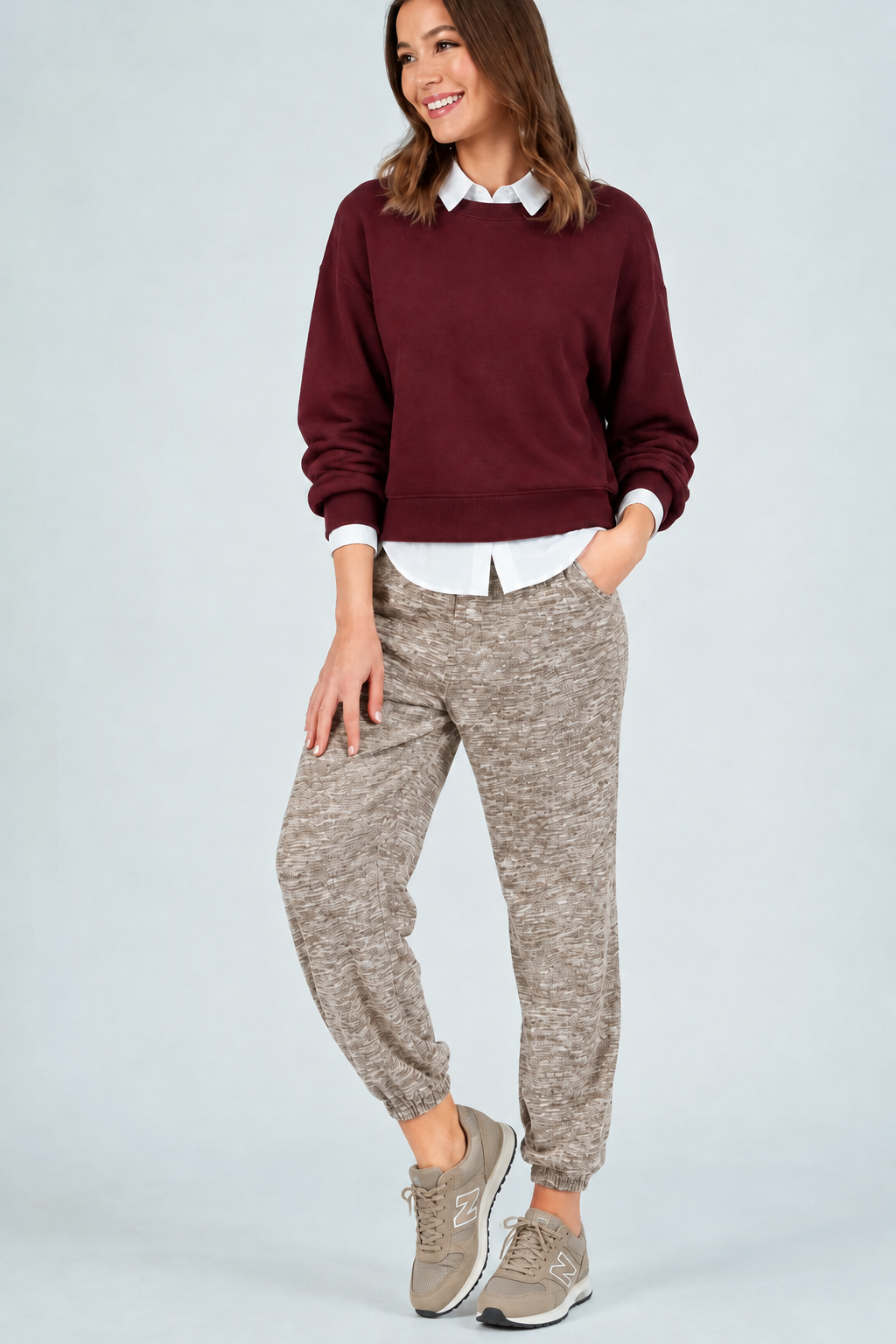 Women's Soft Slub Knit Lounge Joggers