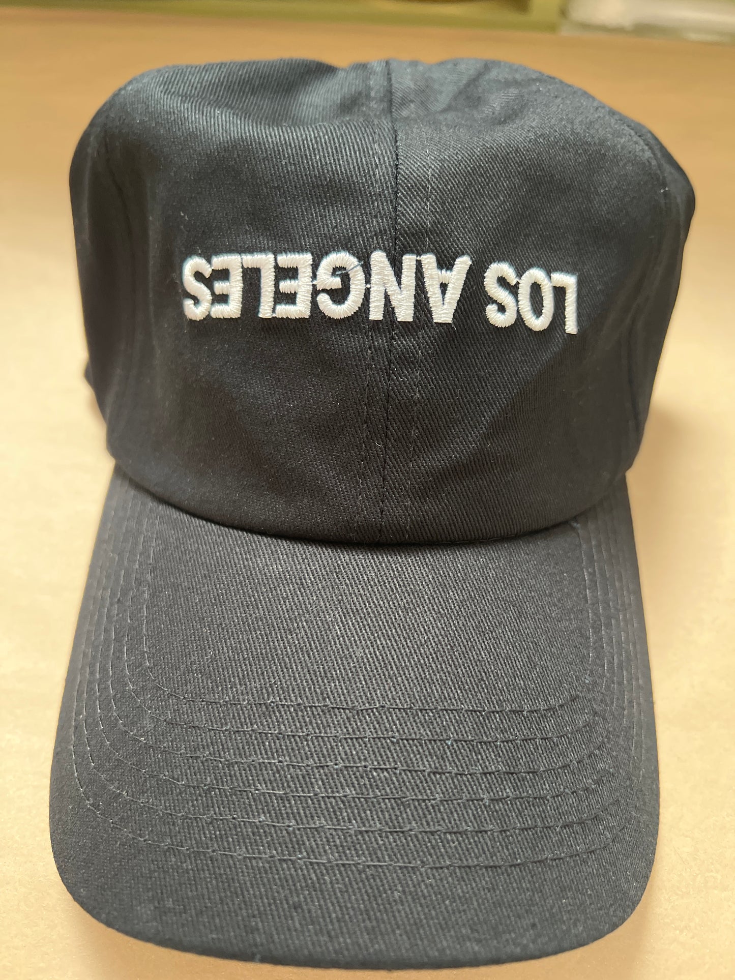 Los Angeles upside down embroidered Baseball Cap