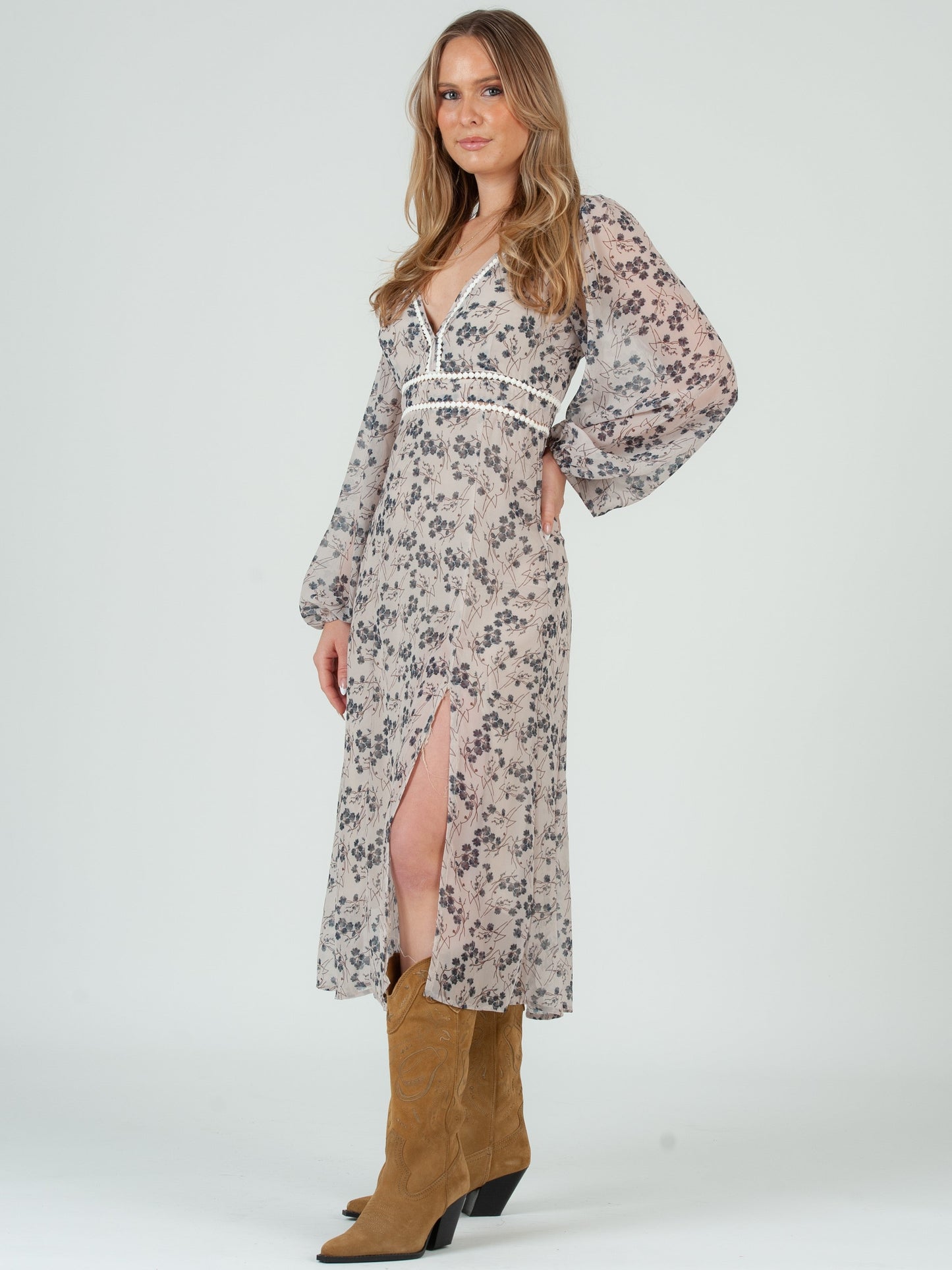 Women’s Floral Midi Dress