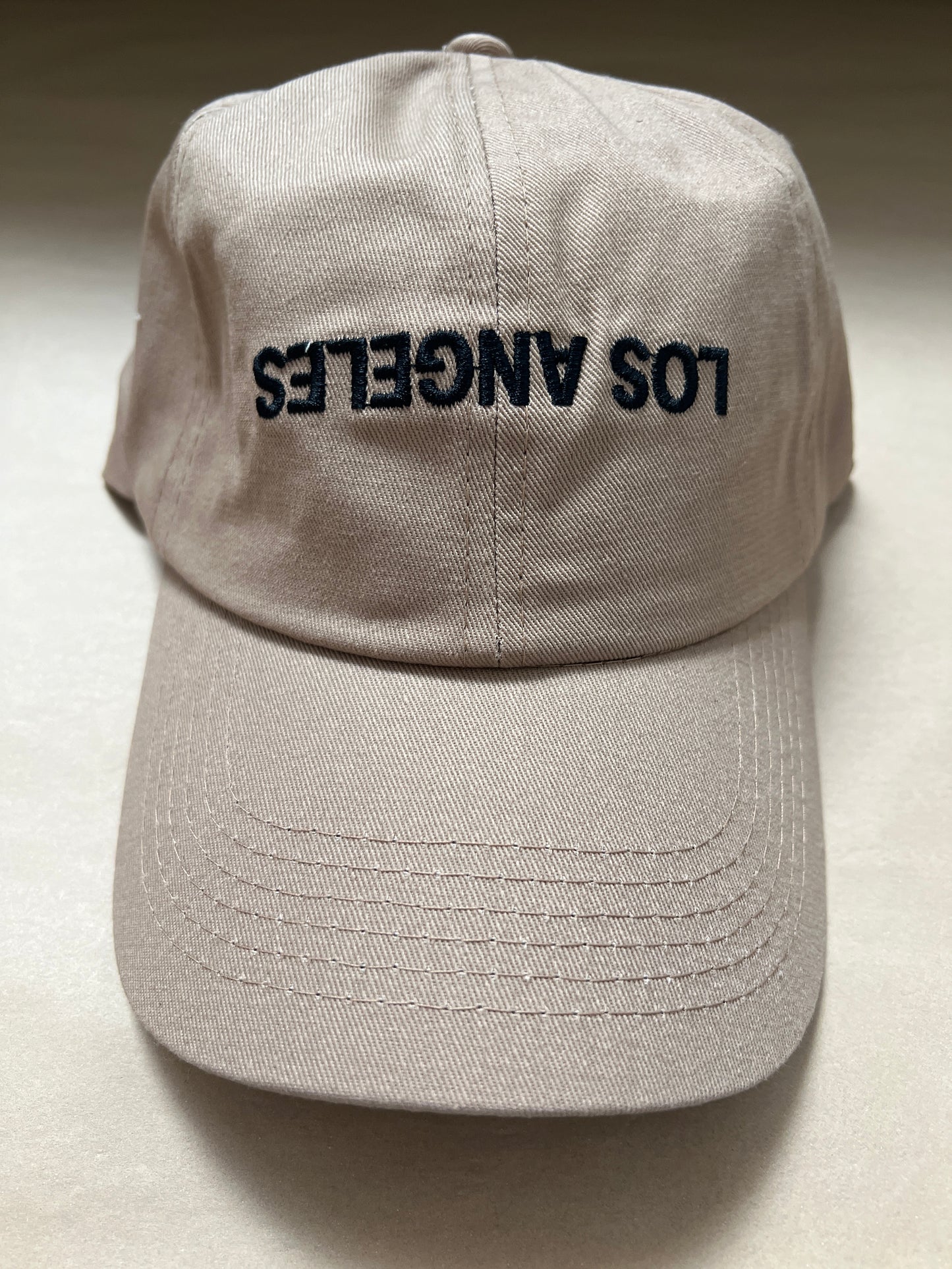 Los Angeles upside down embroidered Baseball Cap