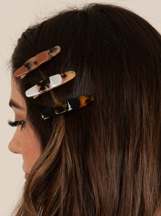 RESIN HAIR CLIPS