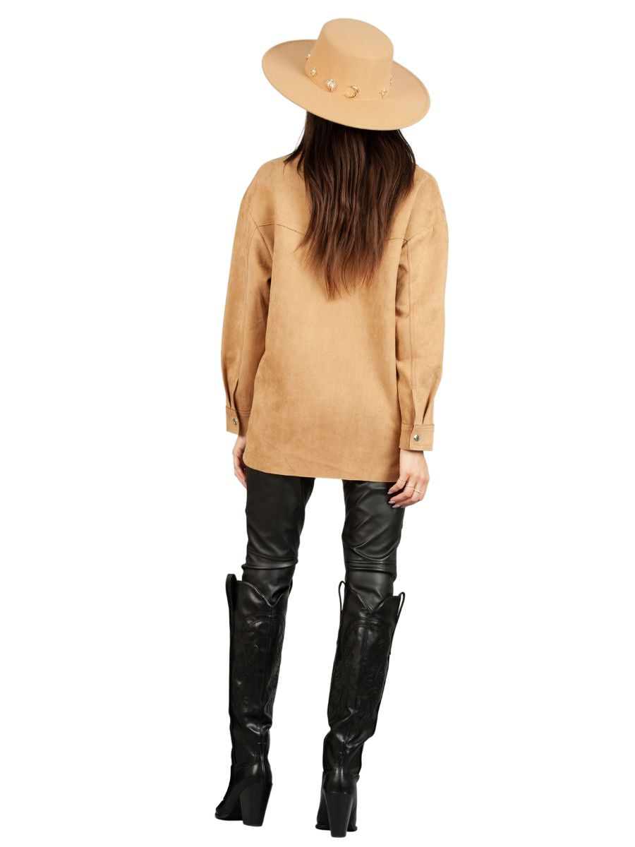 Women’s Faux Suede Shacket