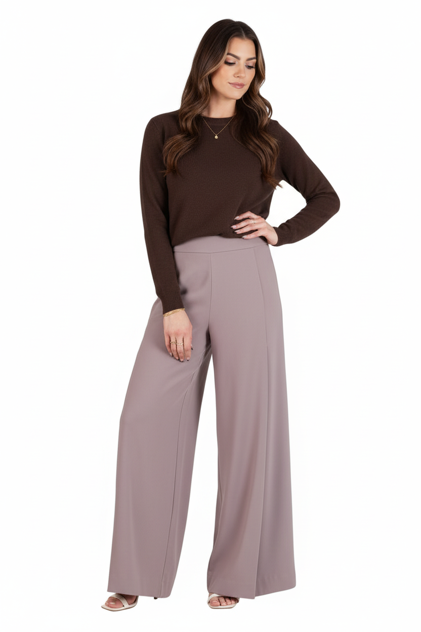Women’s Wide Leg Pleat Trousers