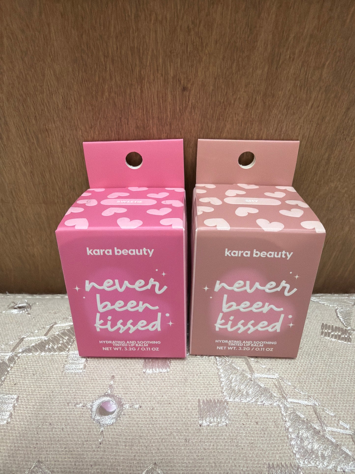 Kara never been kissed tinted lip balm