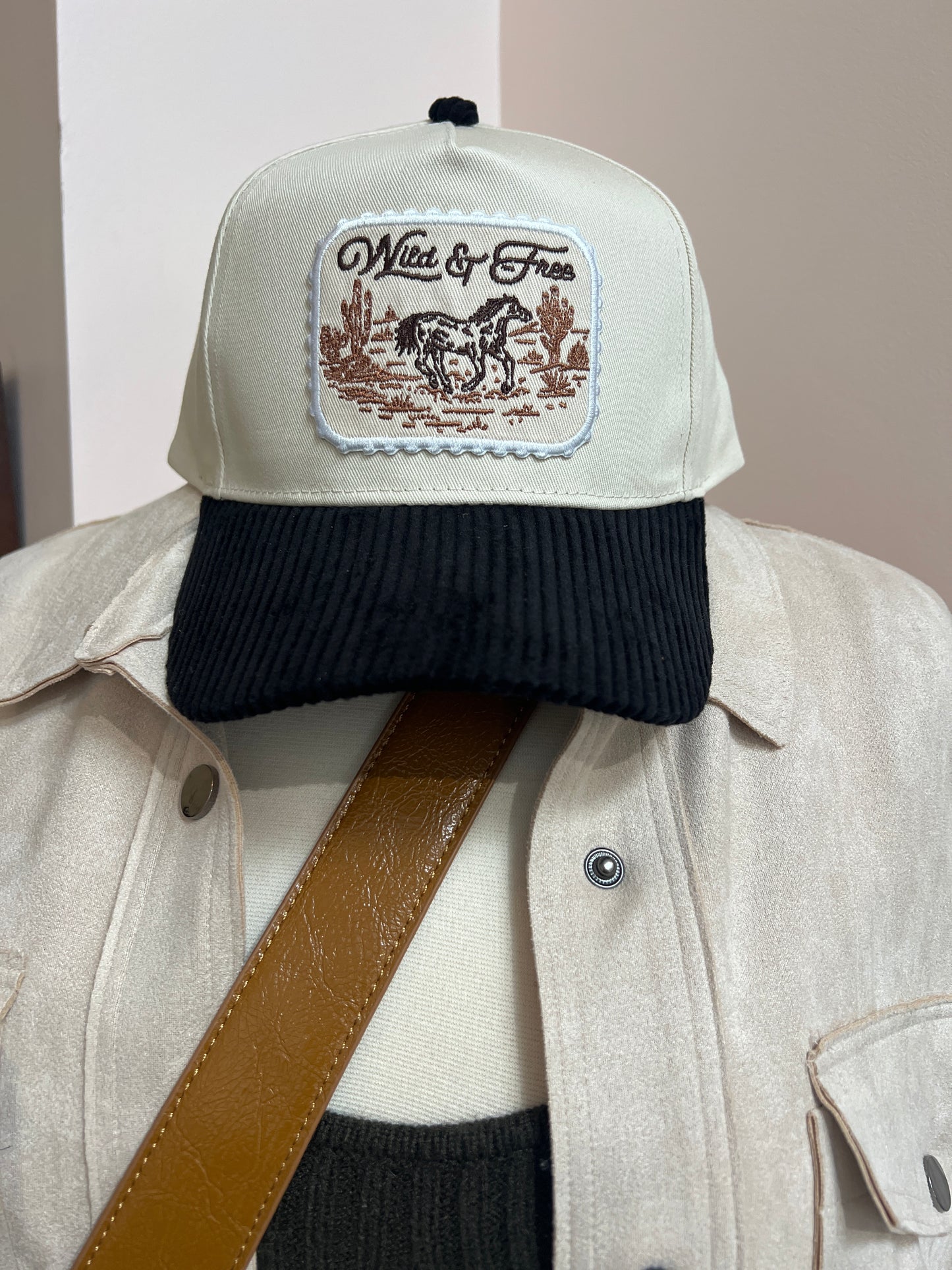 Women’s “Wild & Free” Patch Baseball Cap