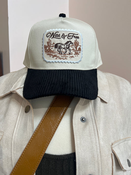 Women’s “Wild & Free” Patch Baseball Cap