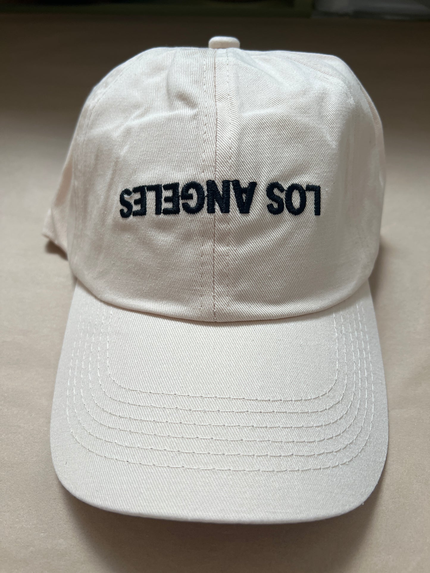 Los Angeles upside down embroidered Baseball Cap