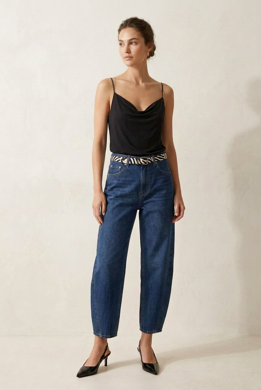 Women’s Jersey Drape Neck Cami Top