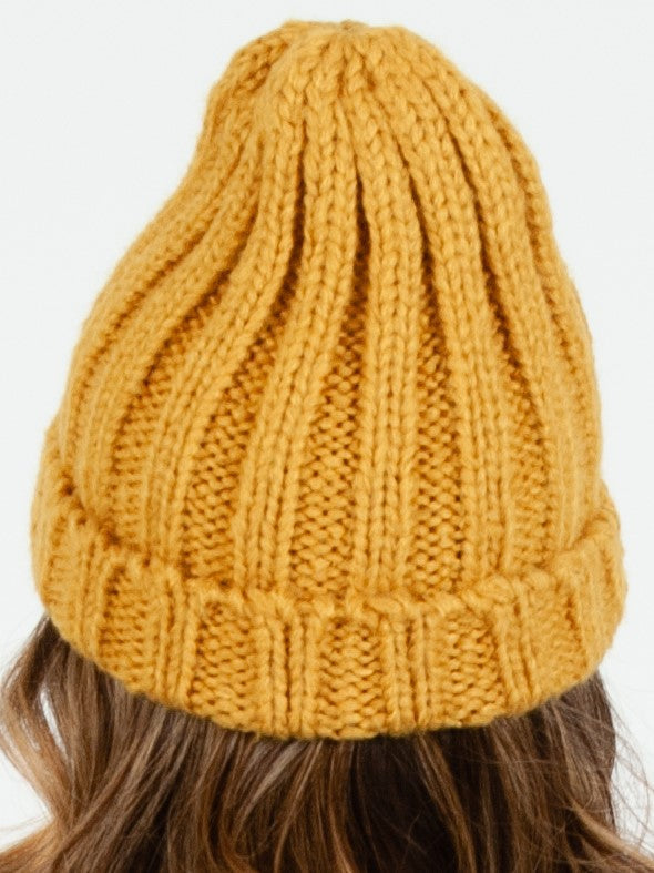 Women’s Thick Ribbed Beanie
