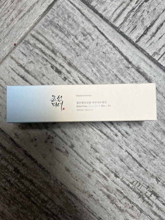 Beauty of Joseon Relief Sun: Aqua Fresh Rice + B5 Sun Cream spf 50+ PA++++