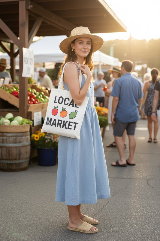 Vintage Graphic Tote Bag