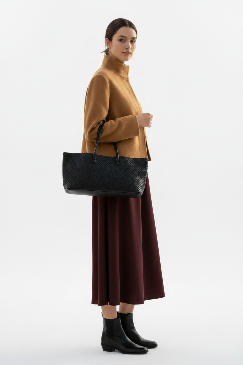 Women’s Vegan Leather Baguette Purse