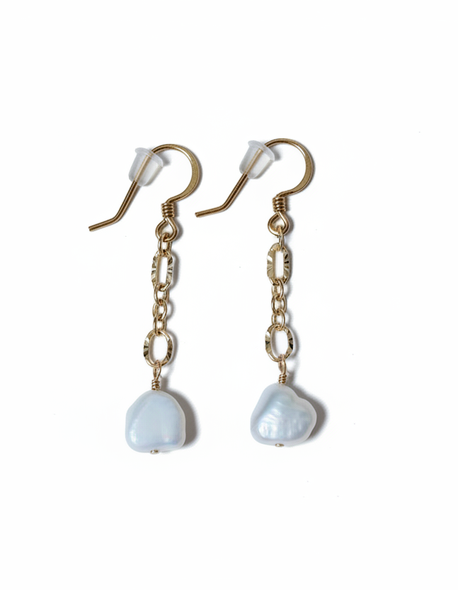 Baroque Pearl Drop Earrings