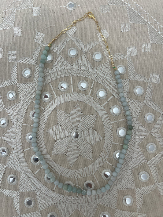 Natural Burmese Jade String Necklace