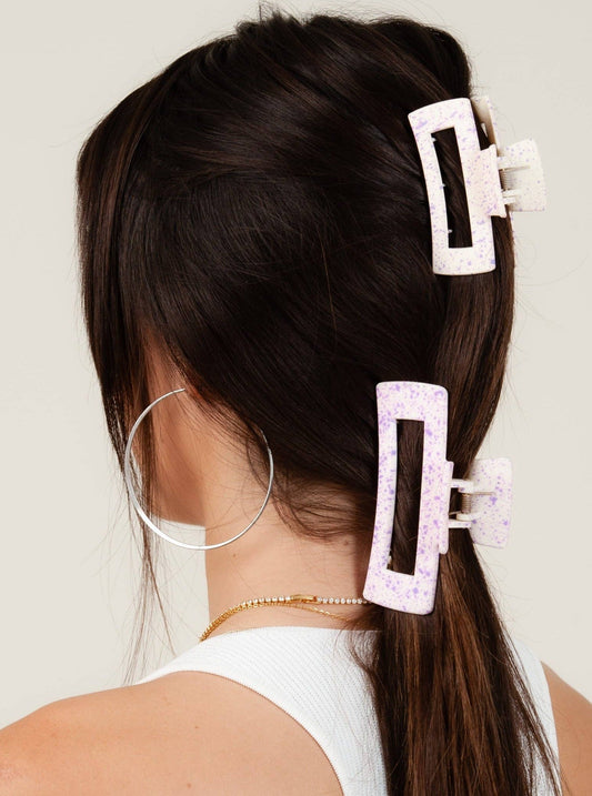 RECTANGLE HAIR CLAWS