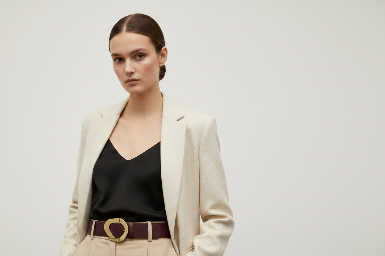 Women’s Italian leather belt