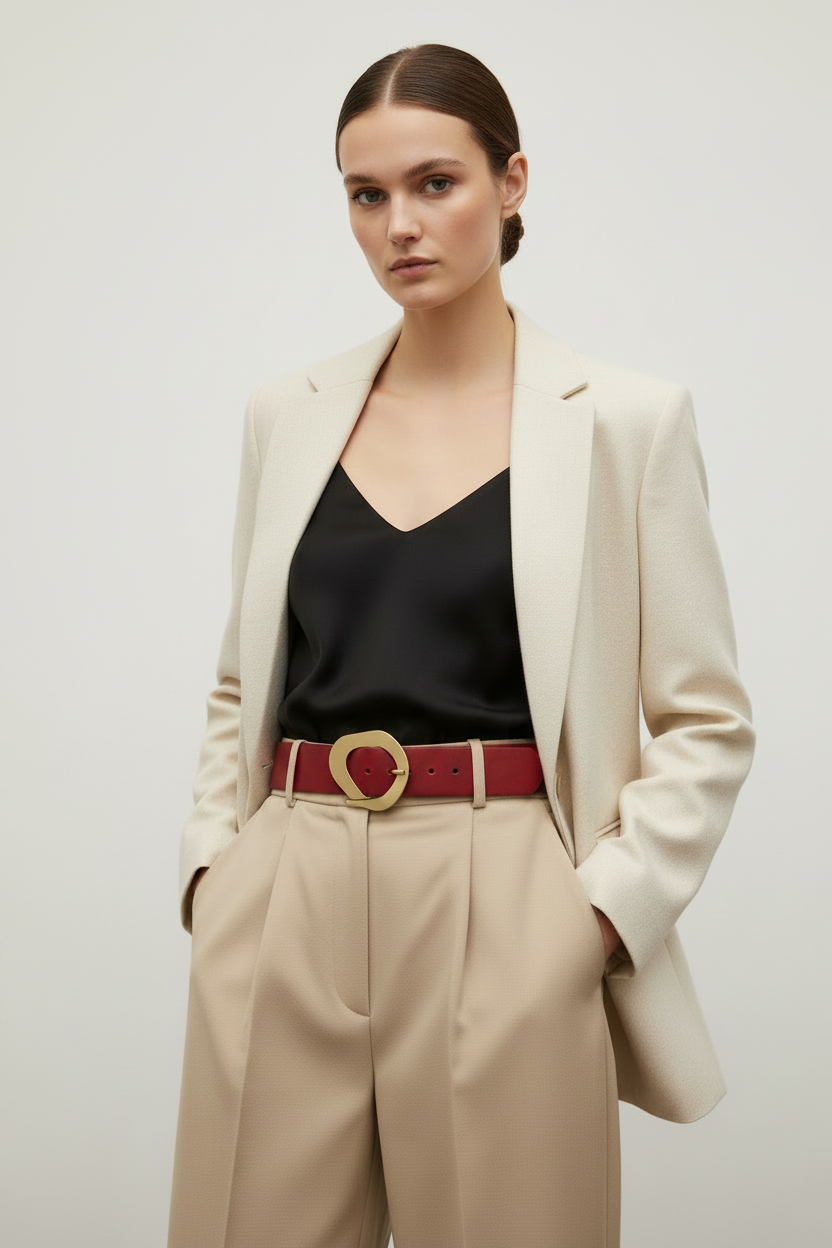 Women’s Italian leather belt