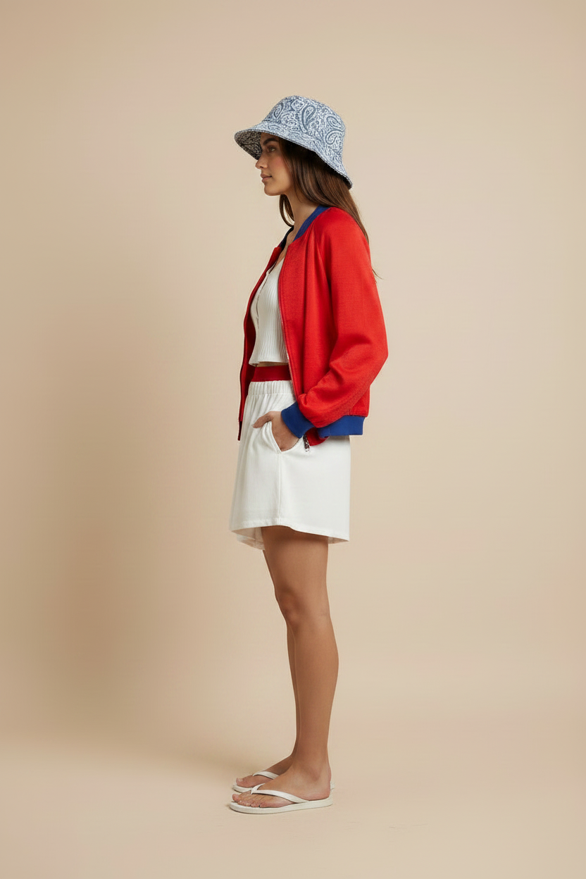 Women’s Brushed Satin Bomber Jacket