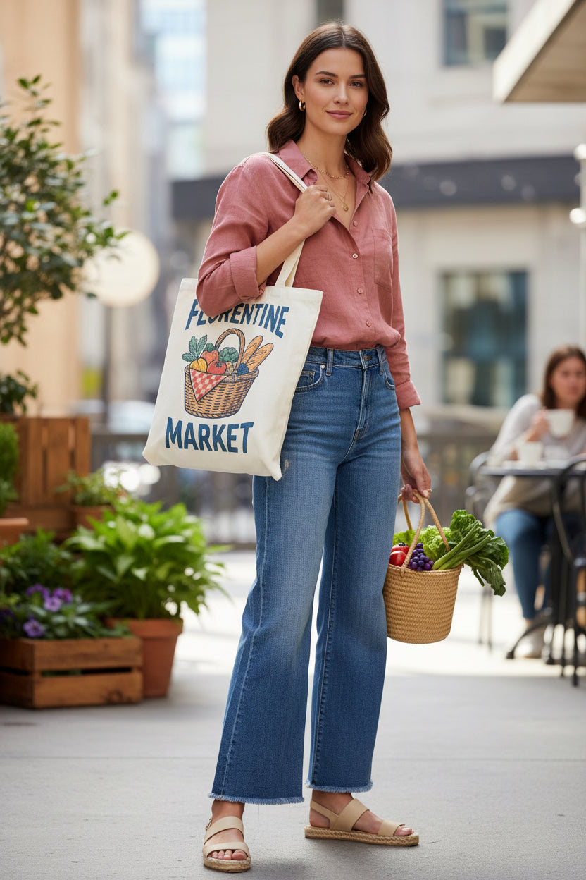 Vintage Graphic Tote Bag