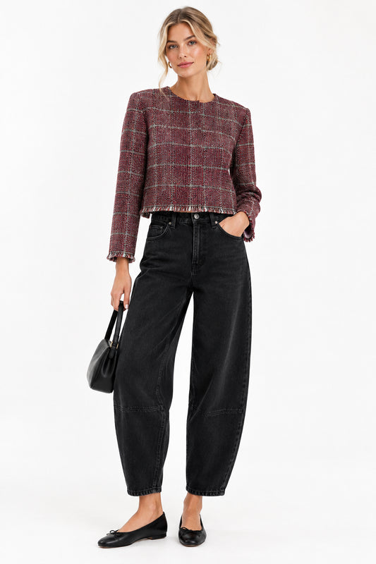 Women’s Tweed Blouse