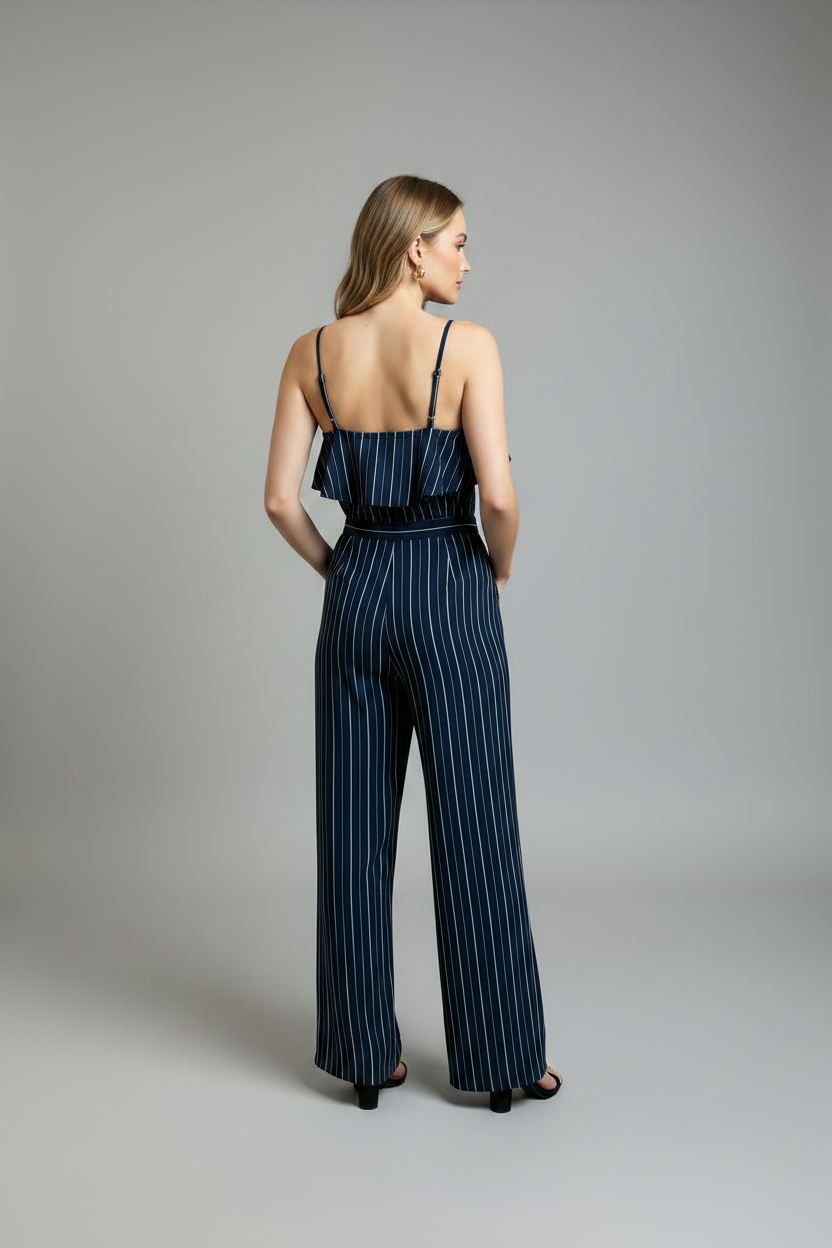 Women’s Striped Jumpsuit