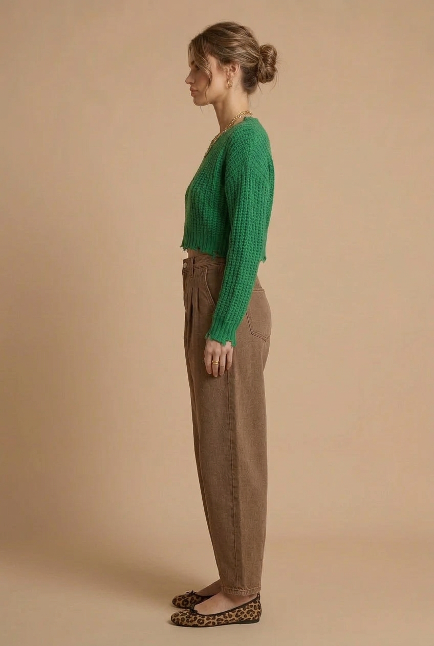 Women’s Frayed Sweater