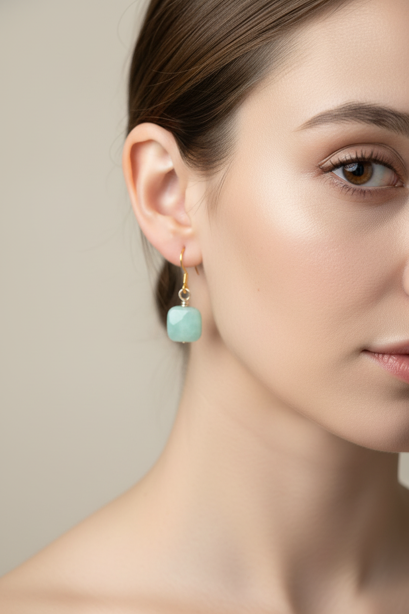 Women’s Burmese Jade earrings