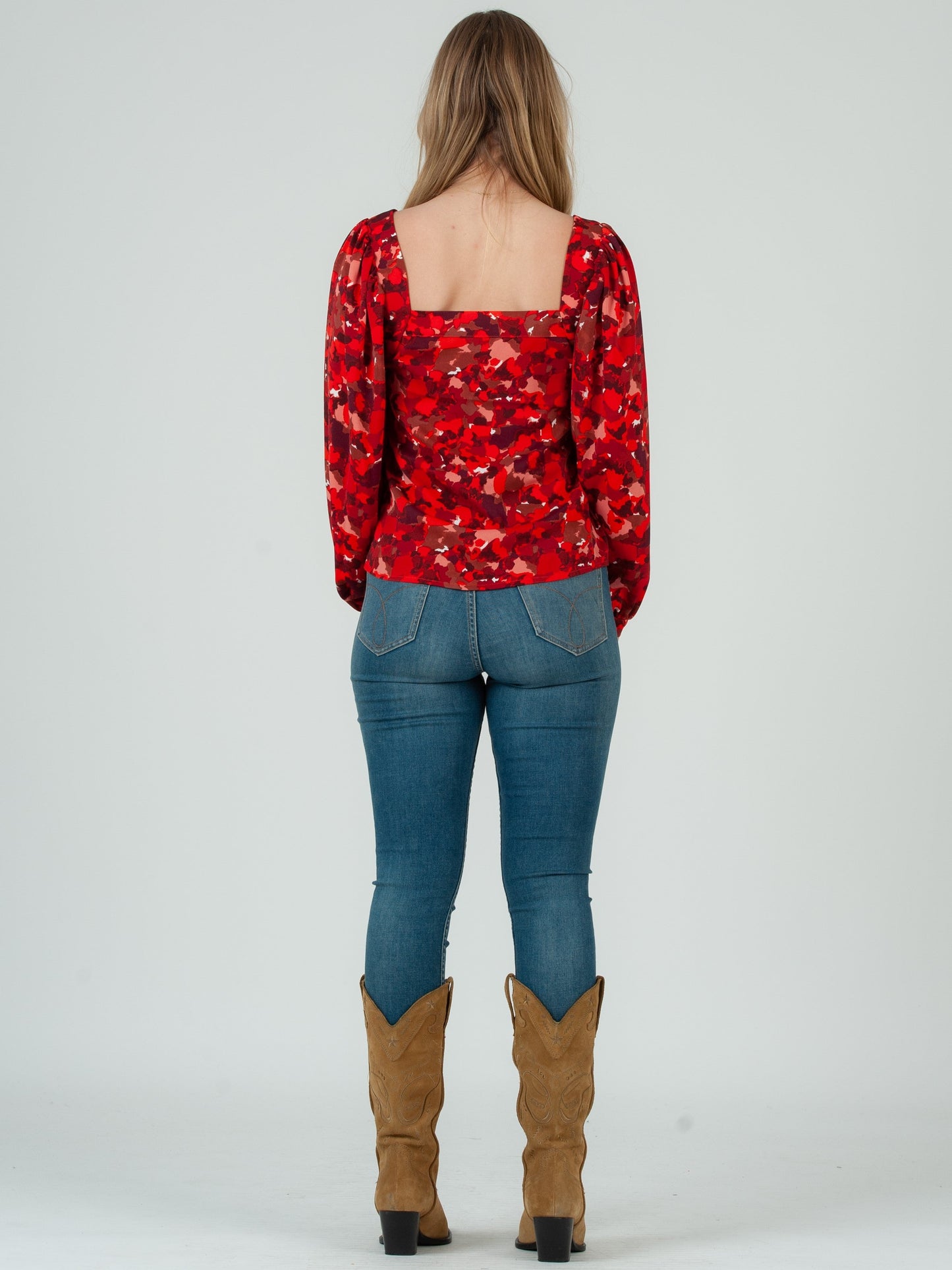 Women’s Abstract Print Blouse