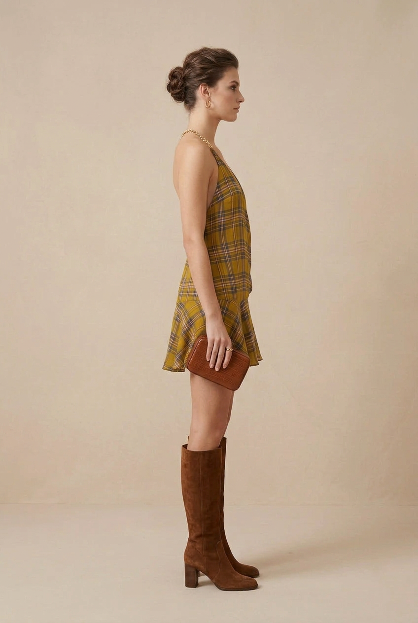 Women’s Tartan Plaid Dress