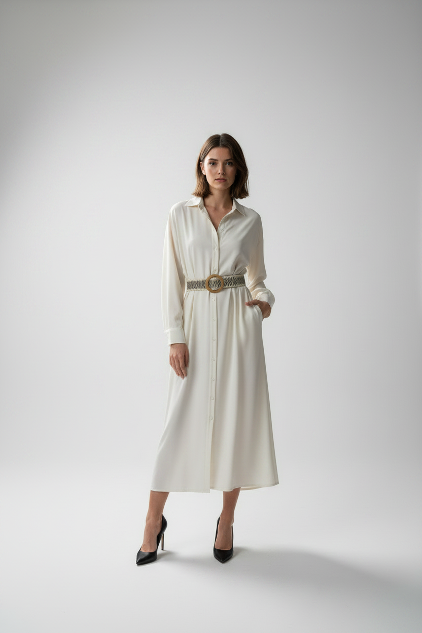 Women’s chevron straw belt