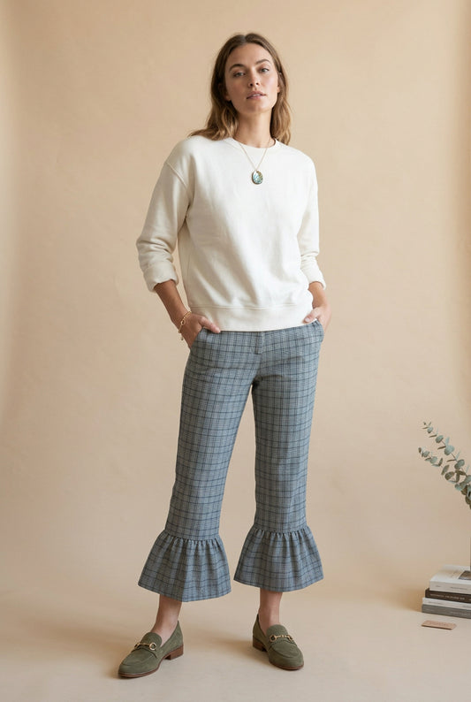 Women’s Glen Plaid Crop Trousers