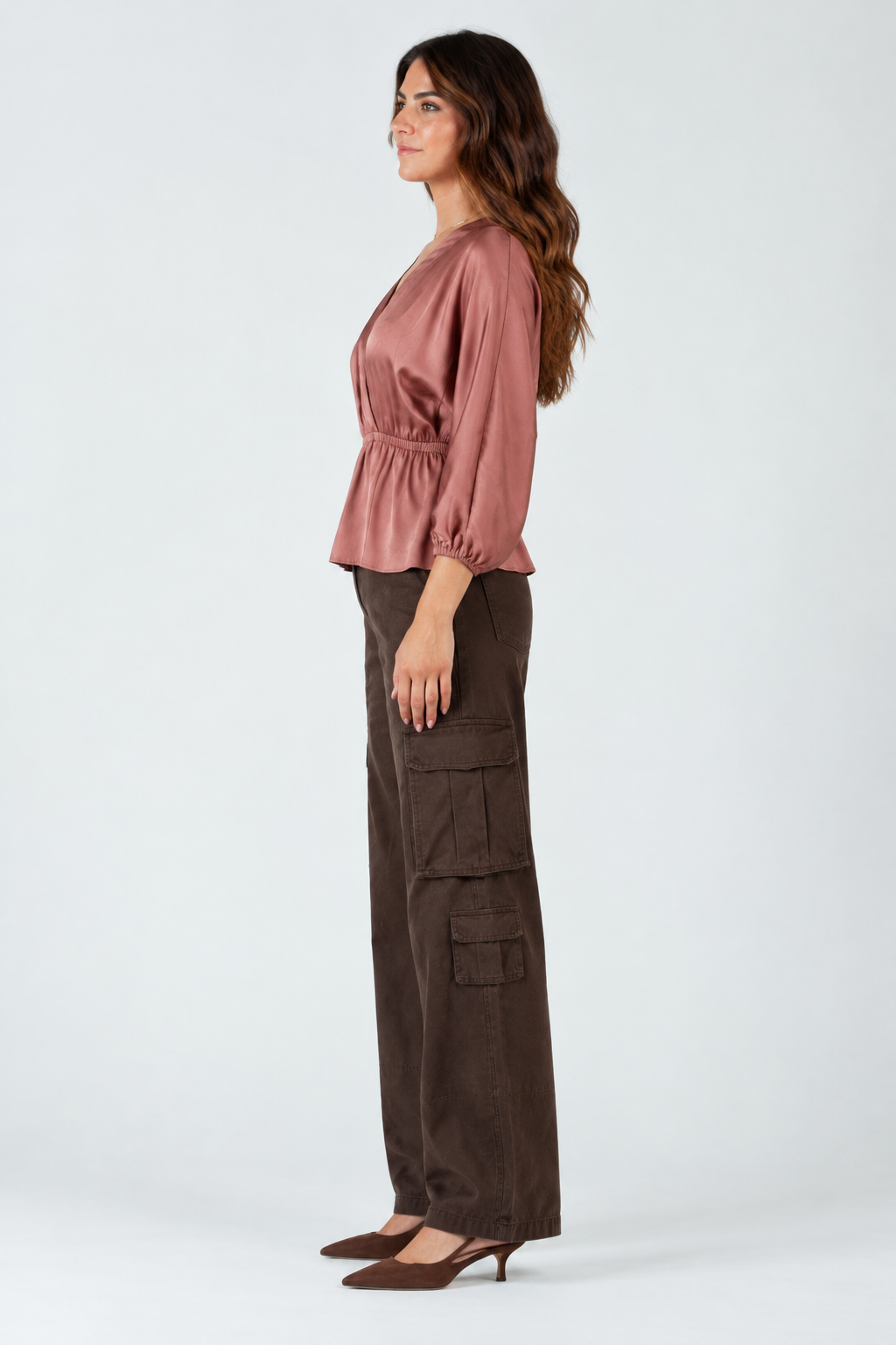 Women’s Brushed Satin Blouse