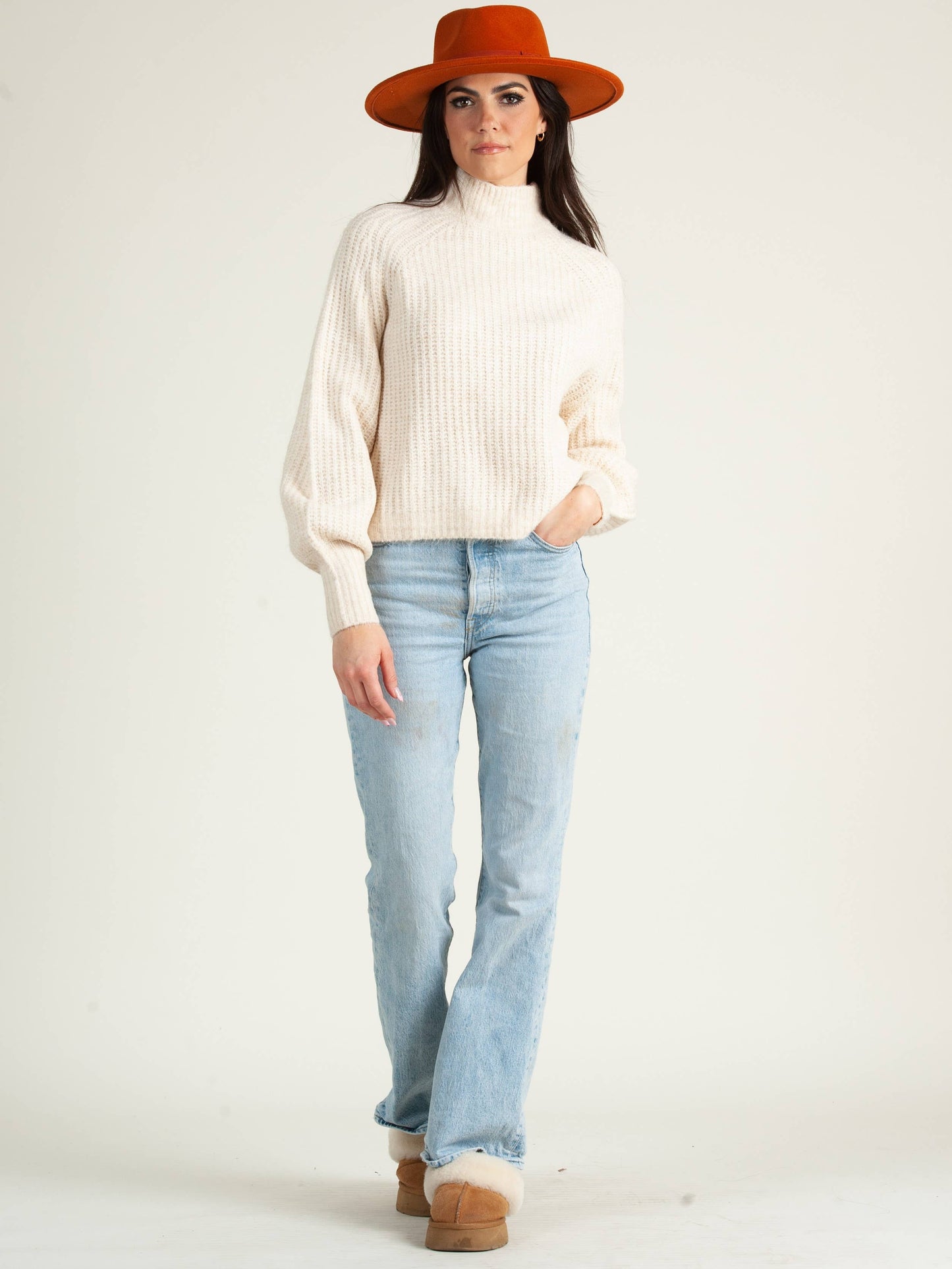 Women’s Mock Neck Sweater