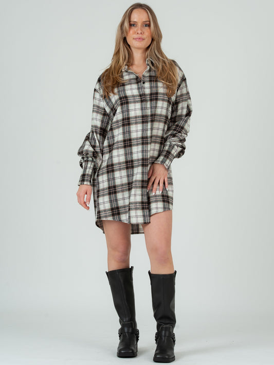 Women’s Flannel Shirt Dress