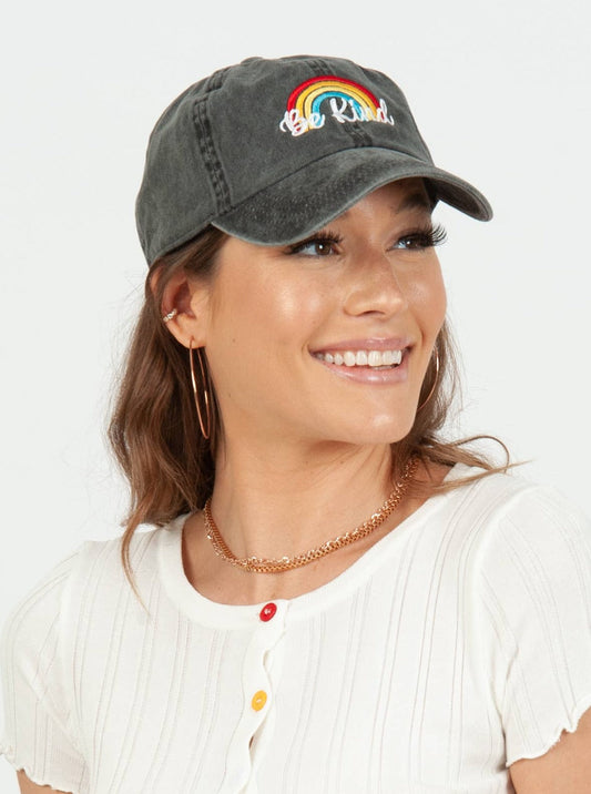 Women’s “Be Kind” Embroidered Baseball Cap