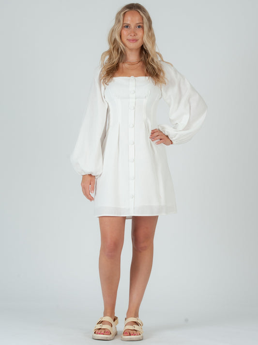 Women’s Linen Button Front Dress