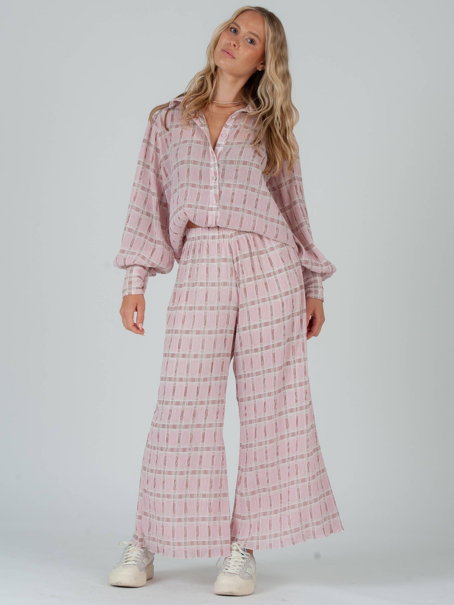 Women’s Plaid Print Pants