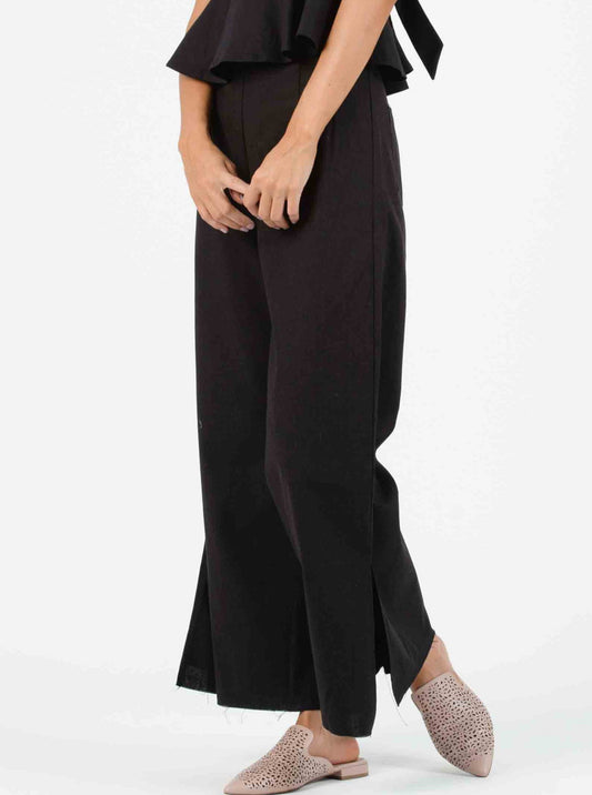 Women’s Cotton Linen Rayon Wide Leg Pants