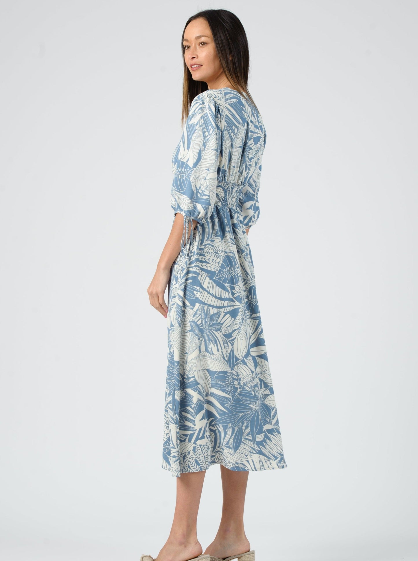 Women’s Tropic Print Midi Dress