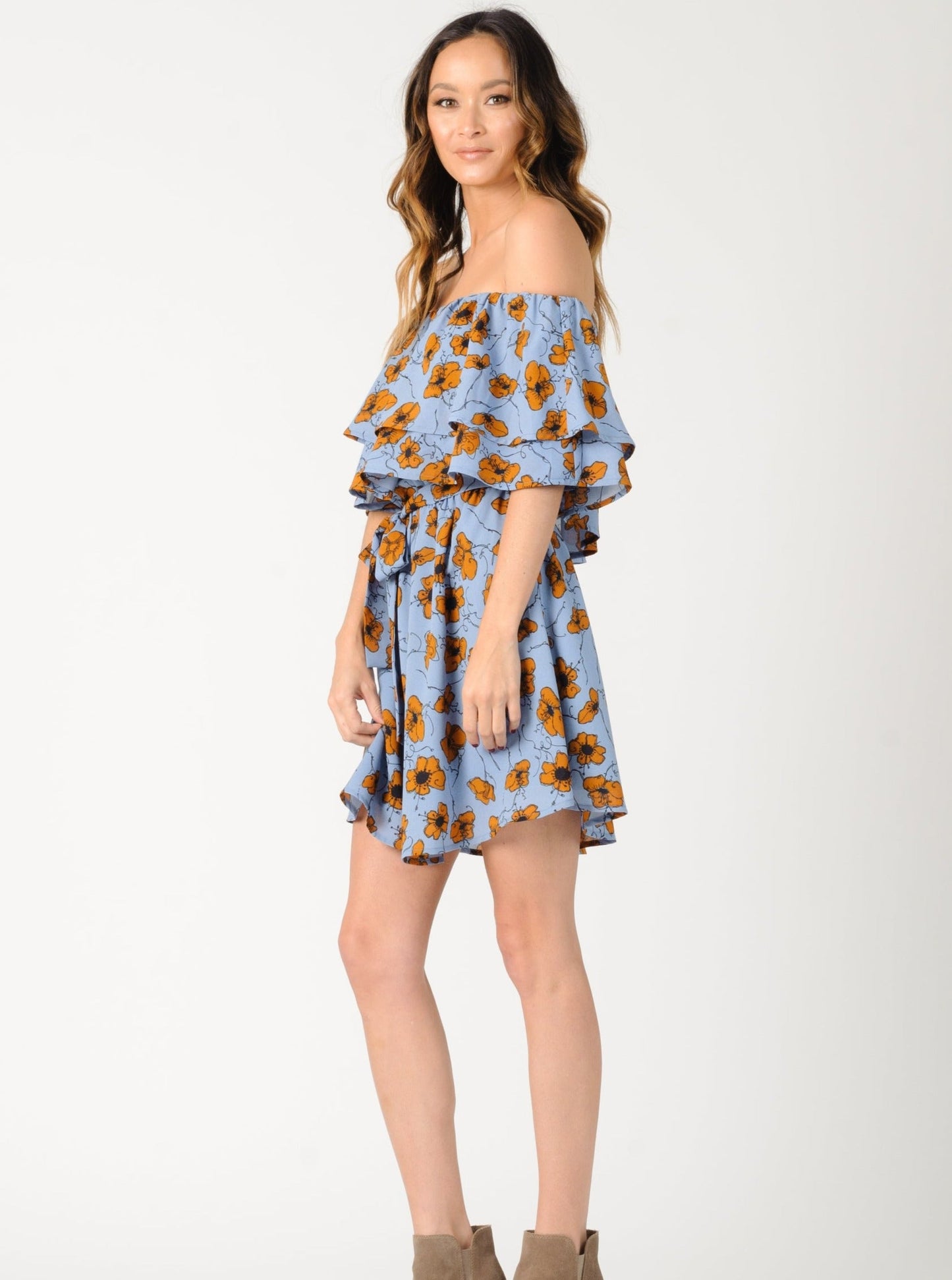 Women’s Floral Off Shoulder Dress