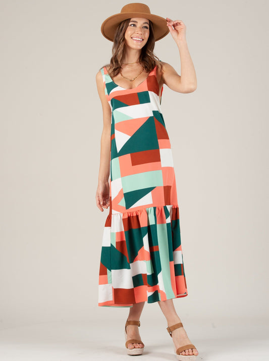 Women’s Abstract Print Dress