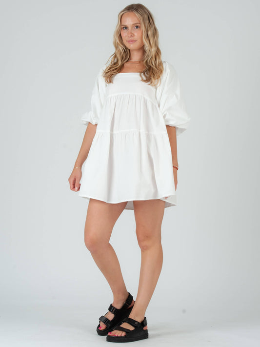 Women’s Cotton Poplin Babydoll Dress
