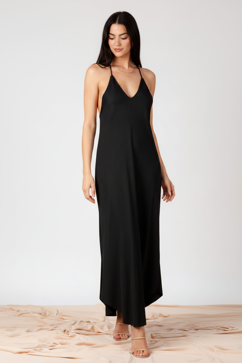 Women’s Pleated Maxi Dress